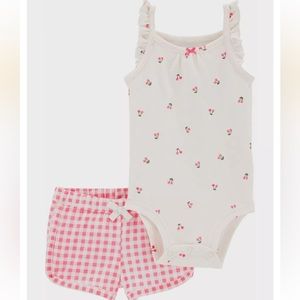 NWT Carter’s Bodysuit & Shorts Set